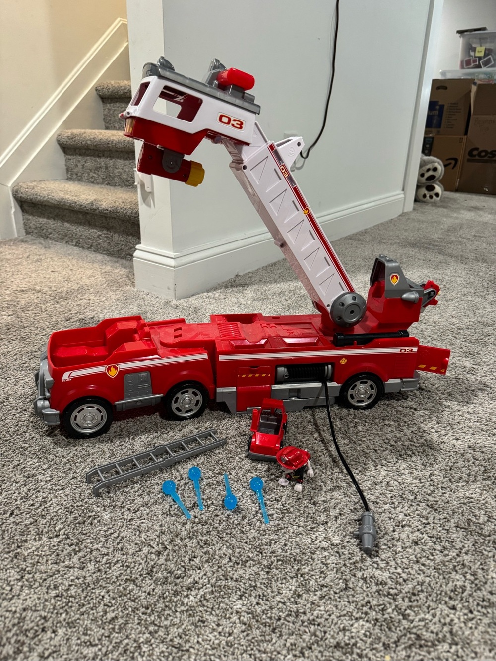 Paw Patrol Ultimate Rescue Fire Truck-Excellent Condition